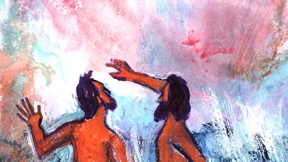 Jésus et Jean Baptiste/Photo:evangile-et-peinture