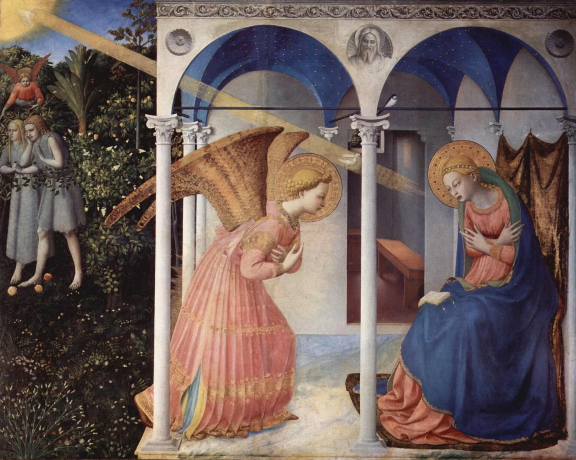 l’Annonciation, dont l’art de Fra Angelico fait une 