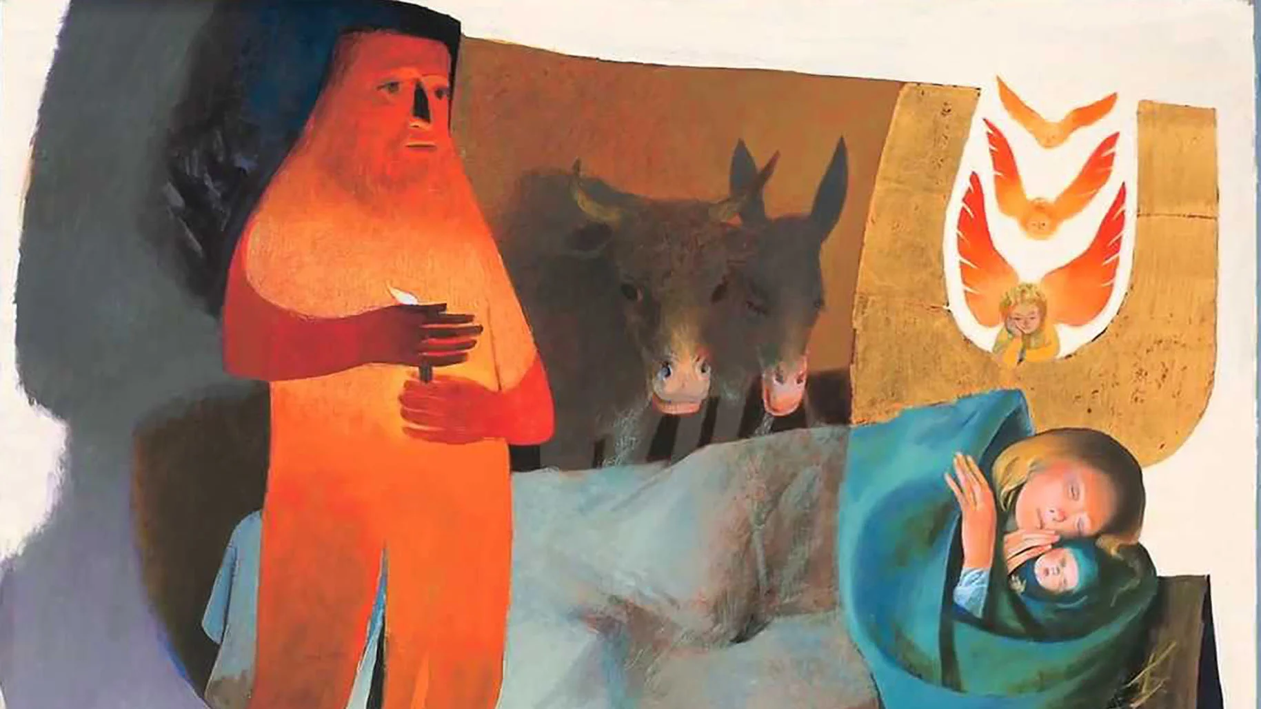 Polyptyque d'Arcabas sur l'enfance de Jésus