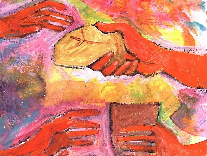 Celui qui mange ma chair et boit mon sang demeure en moi/Photo:evangile-et-peinture.org