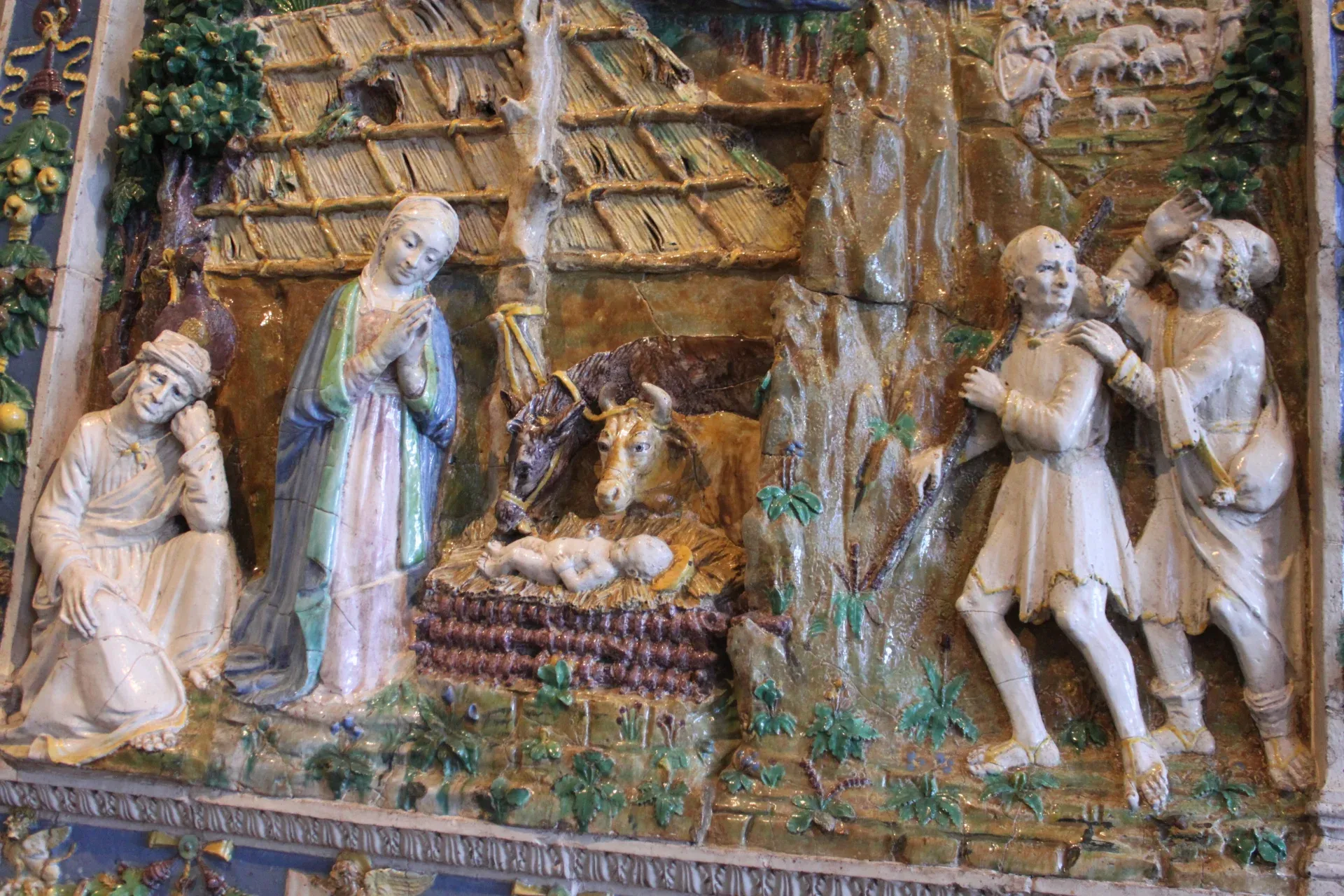 Céramique de la Nativité exposée au Musée de l'Ermitage à Saint-Pétersbourg © Bernard Litzler