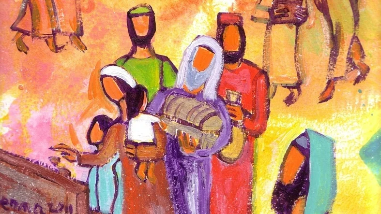 Elle a mis tout ce qu'elle avait pour vivre/Photo:evangile-et-peinture.org