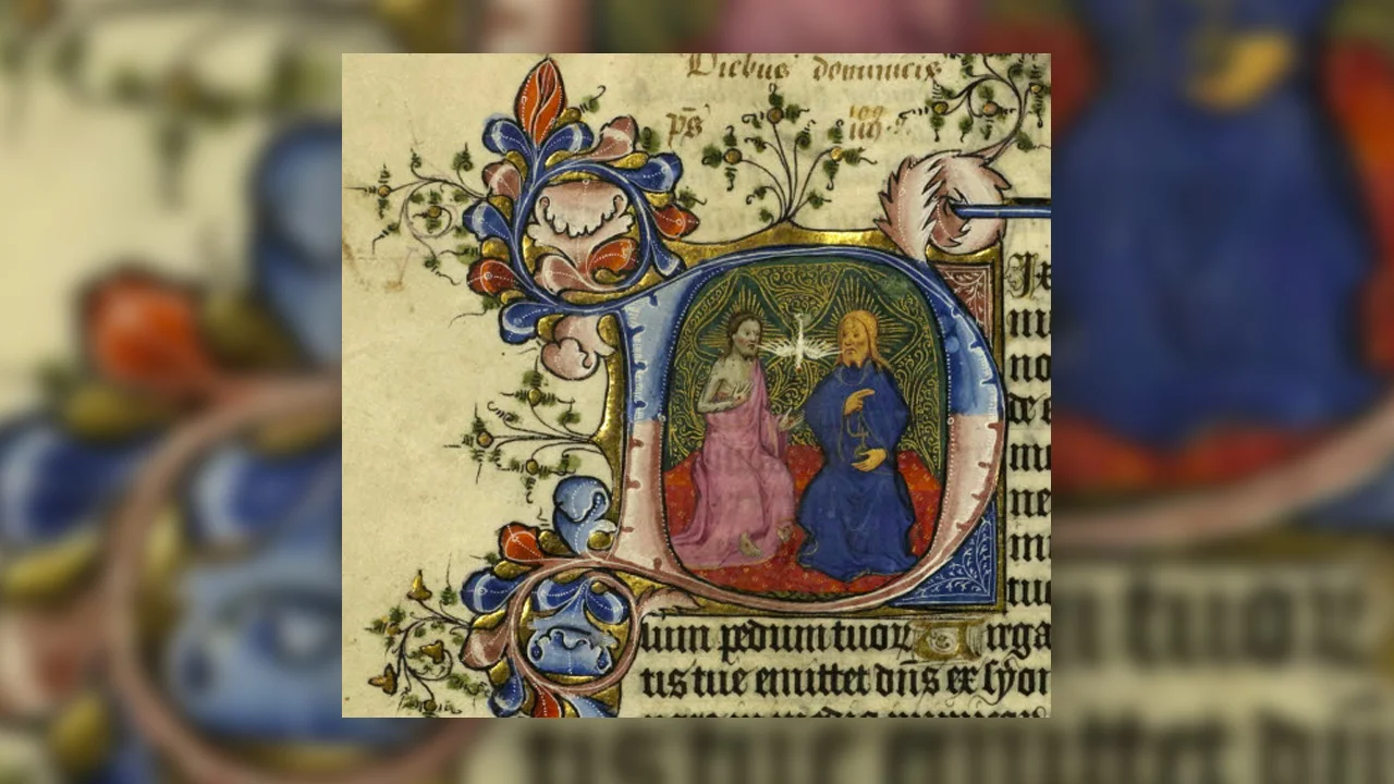 Psautier d'York - La Trinité