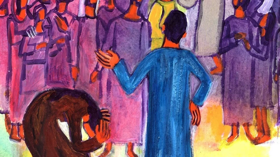 Femme, personne ne t'a condamnée ?/Photo:evangile-et-peinture.org