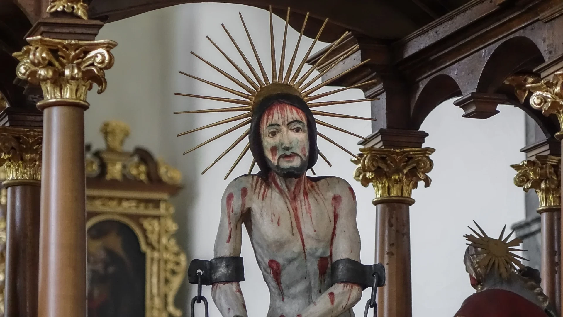 Le Christ aux outrages du monastère d'Hermetschwil (AG) est particulièrement réaliste