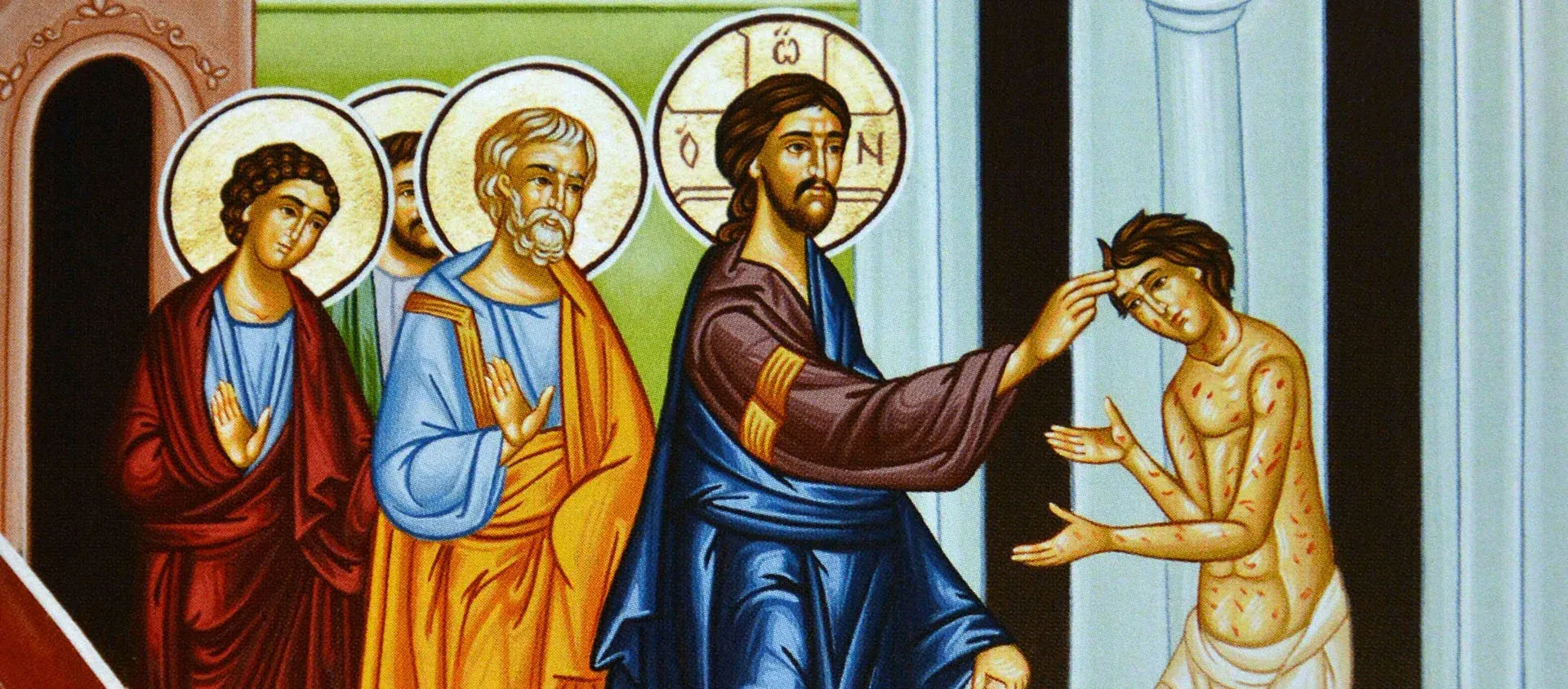 Saisi de compassion, Jésus étendit la main,
le toucha et lui dit :
