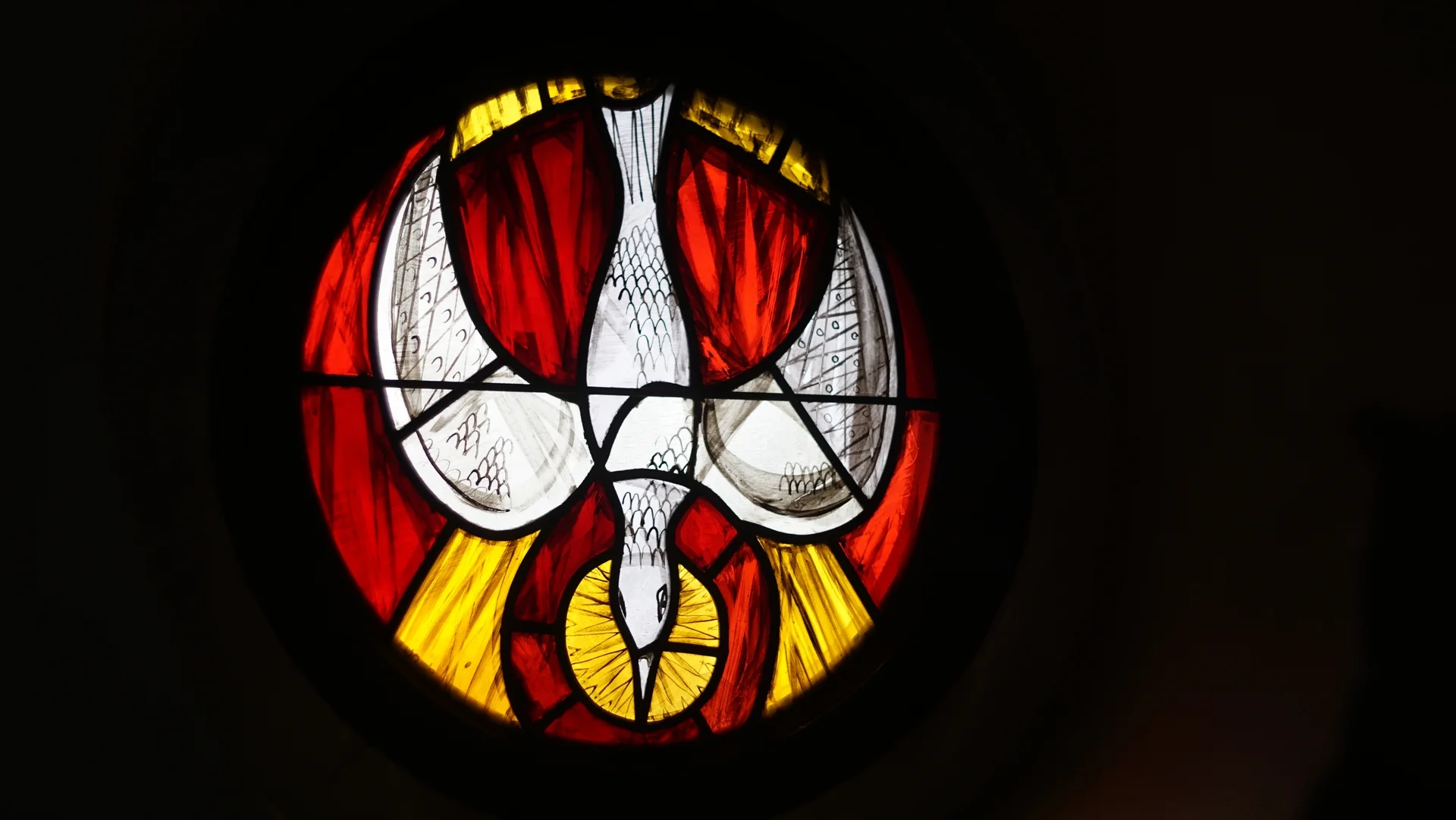 La colombe de l'Esprit-Saint, église de Bösingen (FR)