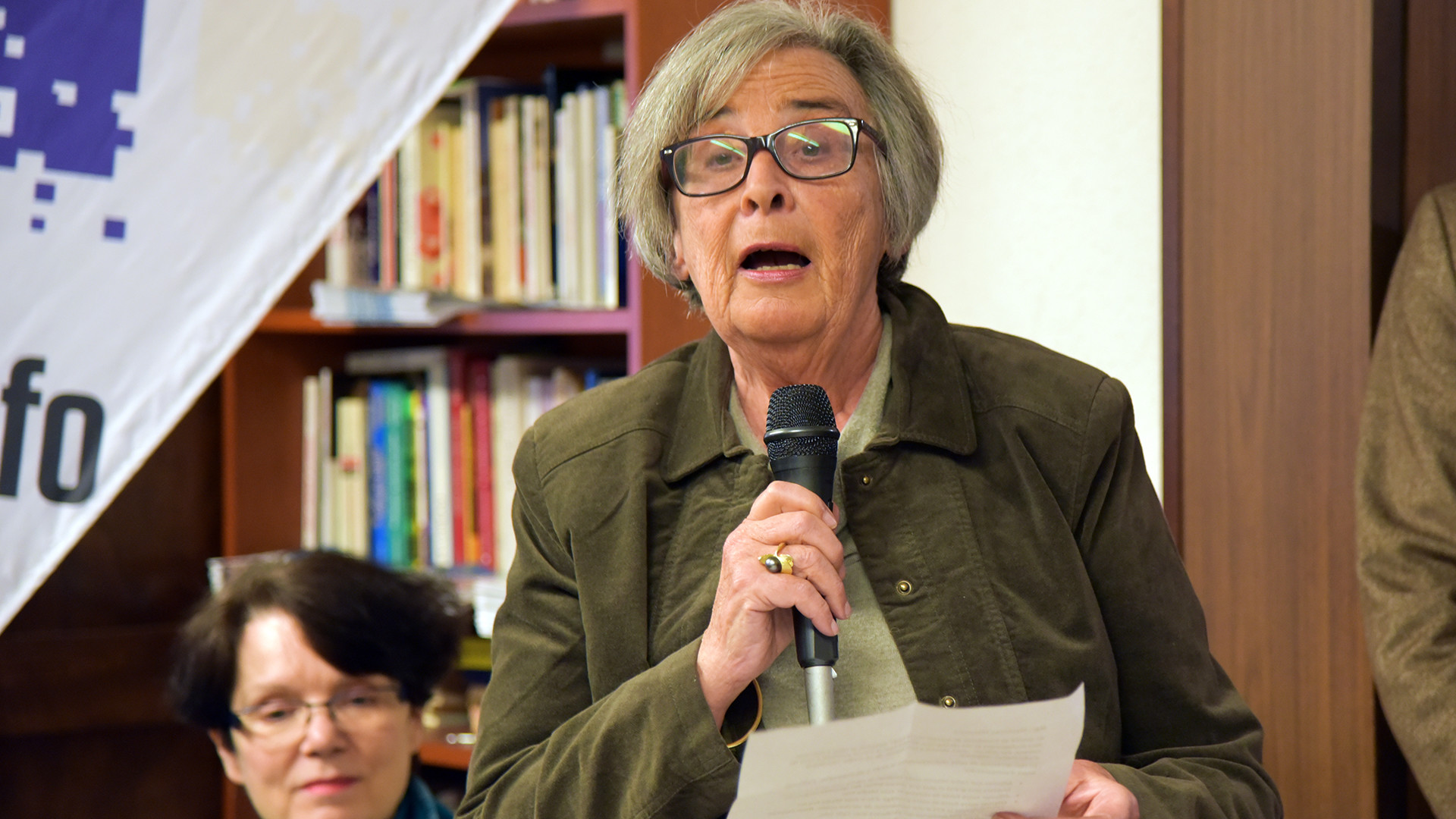 Françoise Eisenring, présidente du CCRT-Editorial (Photo: Pierre Pistoletti)