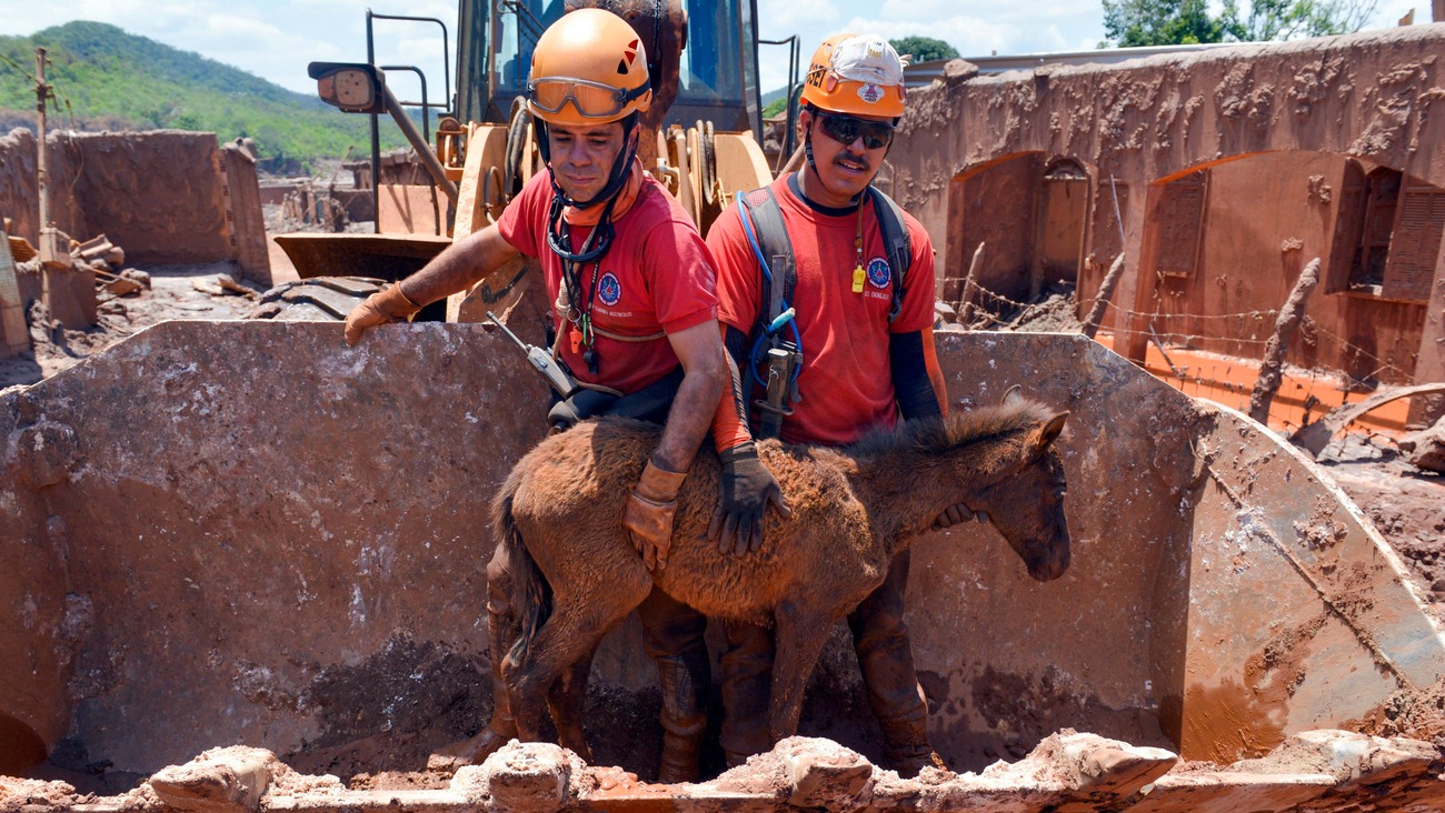 La catastrophe de Mariana, au Brésil, a provoqué des dégâts considérables (Photo:xinhua/landov/Keystone)