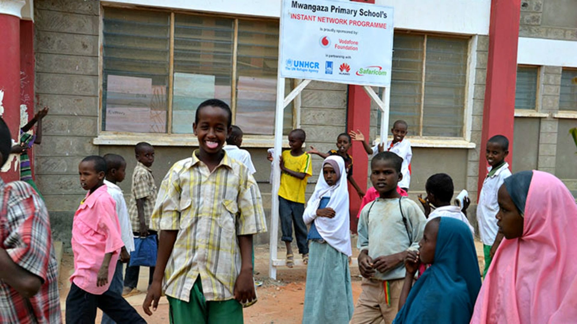 Programme de Vodafone  'Instant Schools for Africa' (Photo:  www.vodafone.com)