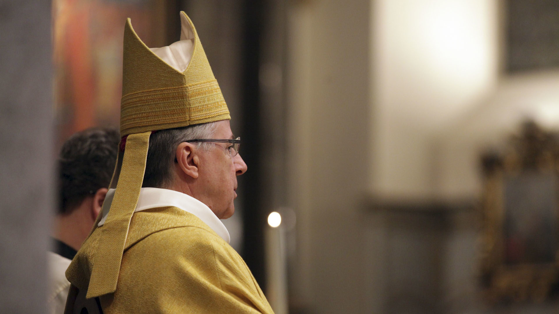 Mgr Jean Scarcella, Père-Abbé de l'Abbaye de Saint-Maurice, ici en novembre 2016 | © Bernard Hallet