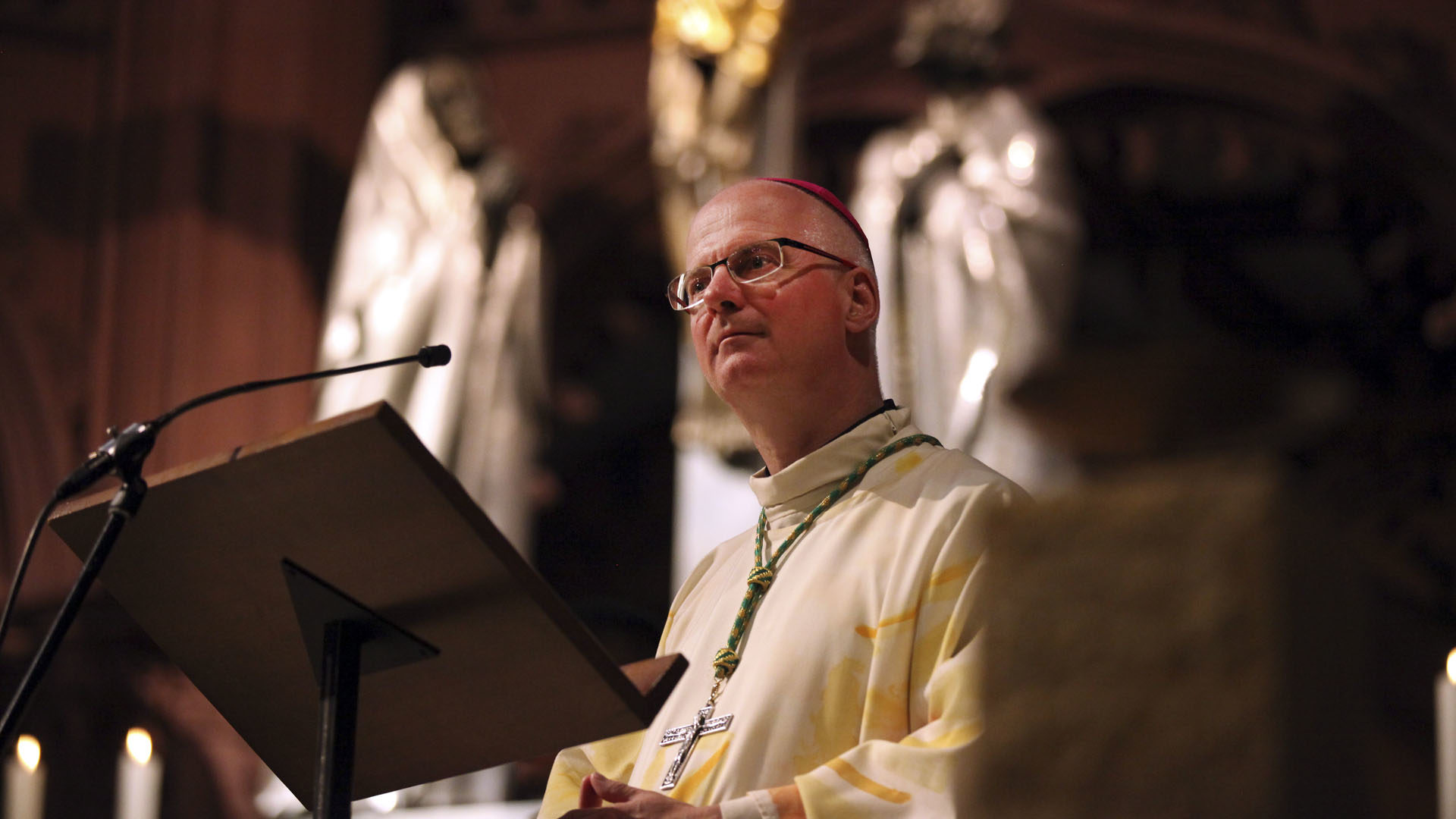 "Là où la religion est absente, se crée un vide prêt à être comblé par un nouveau venu", selon Mgr Morerod (Photo: Bernard Hallet)