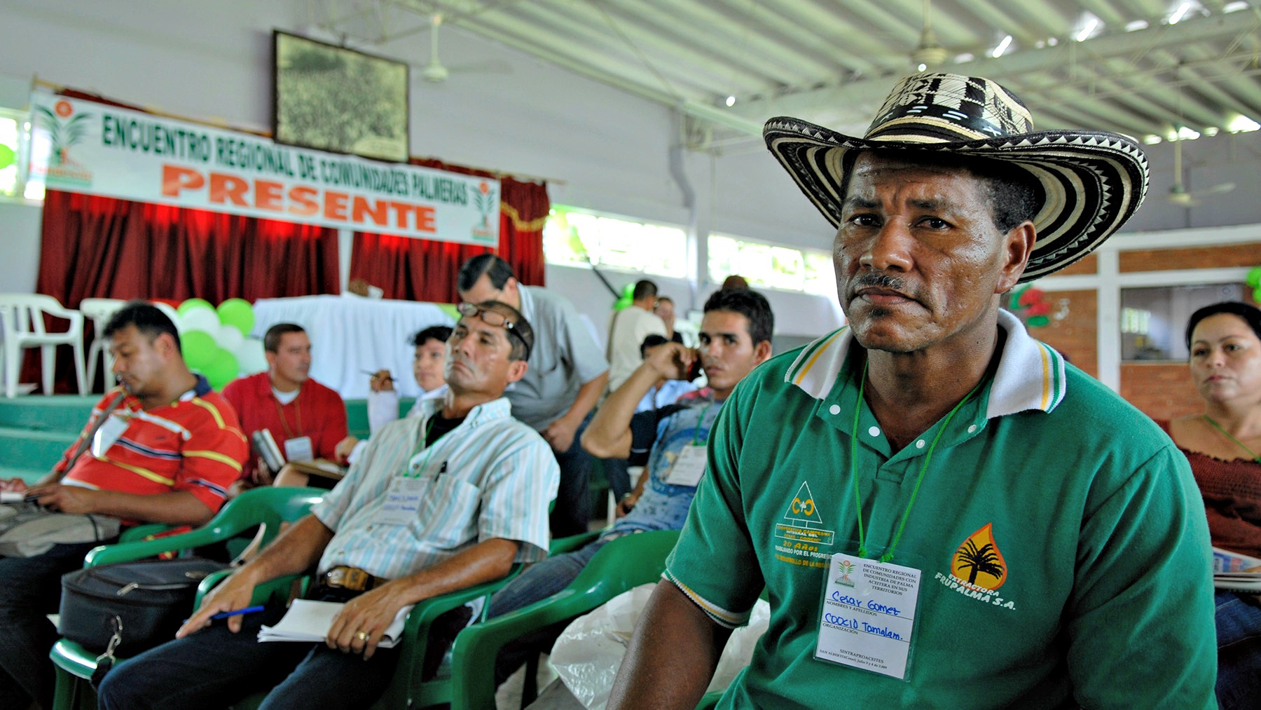 Les responsables des syndicats ruraux, en Colombie, se savent menacés (Photo:Jean-Claude Gerez)