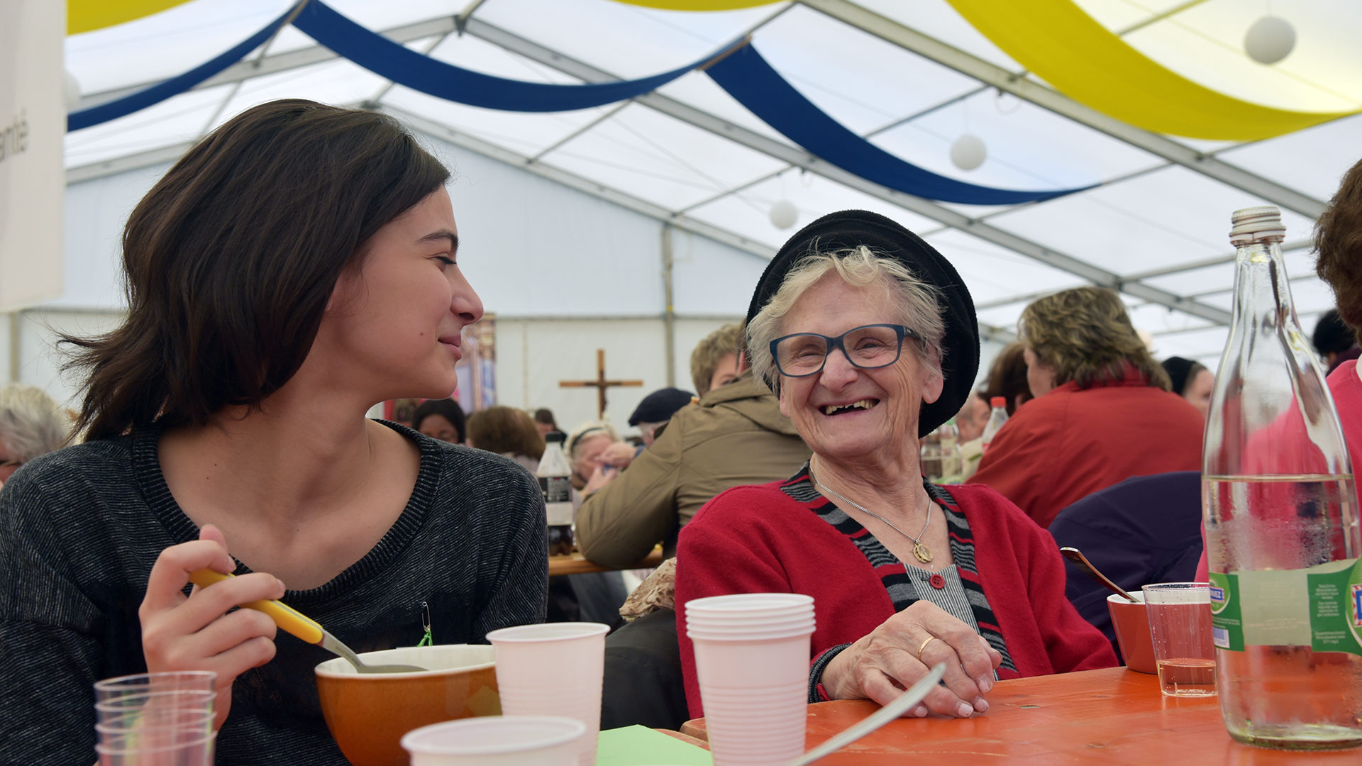 “Les anciens auront des rêves, tandis que les jeunes les rendront concrets“, a affirmé le pape (Photo: Pierre Pistoletti)