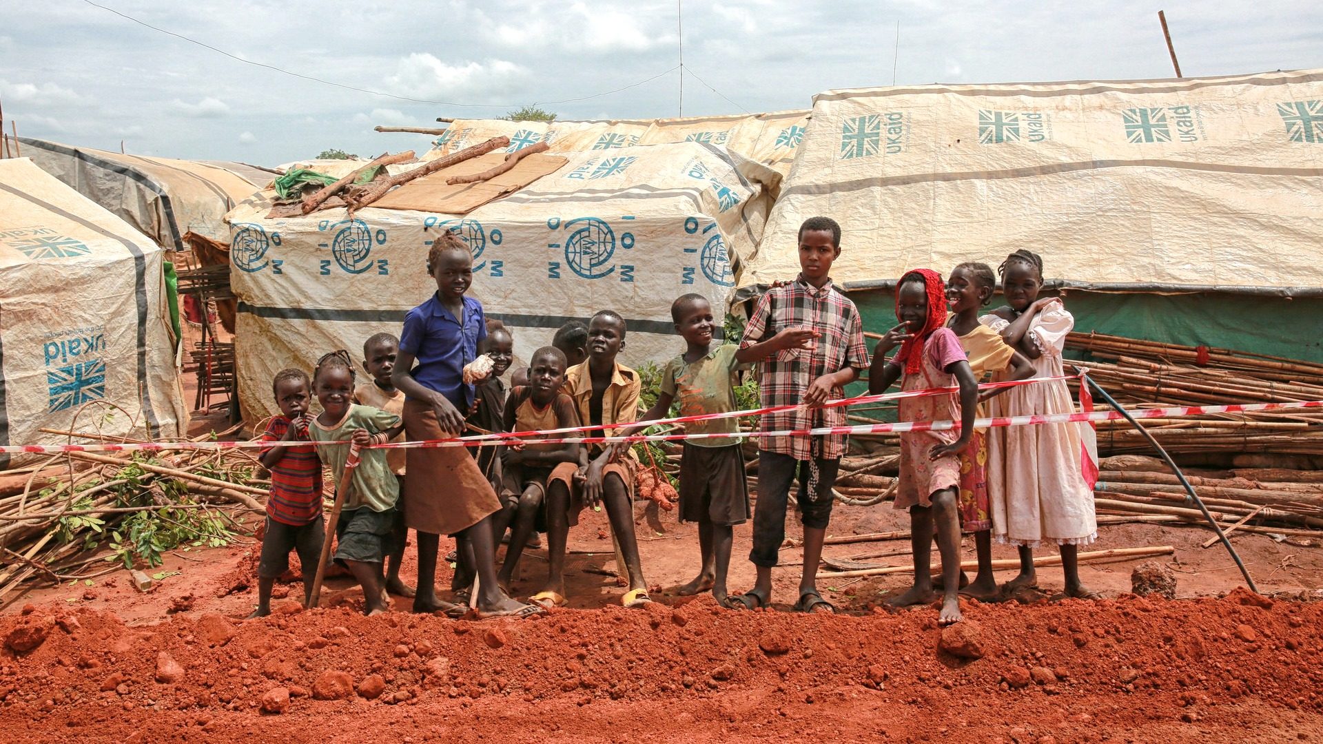 Les réfugiés ont installé des abris de fortune autour de la cathédrale (Photo d'illustration:UNMISS/Flickr/CC BY-NC-ND 2.0)