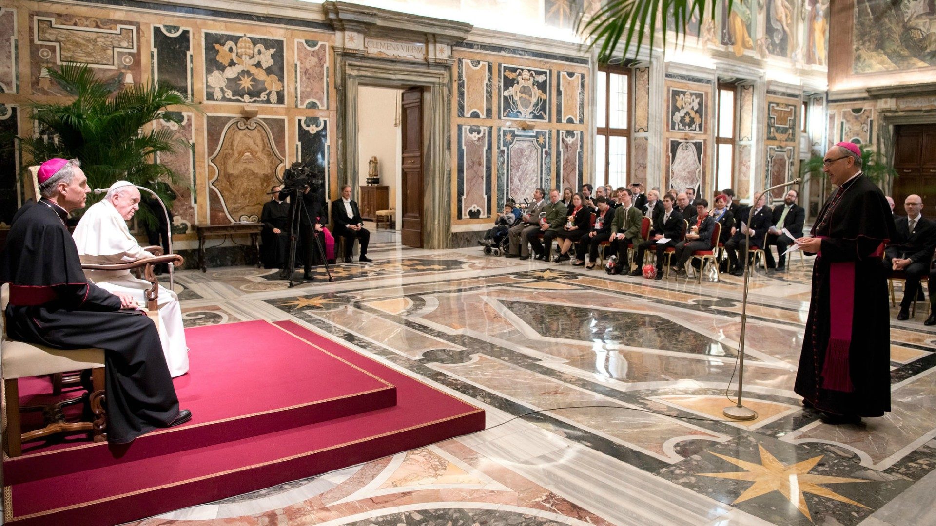 Le pape donne une audience dans la Salle Clémentine (Photo d'illustration: dp)