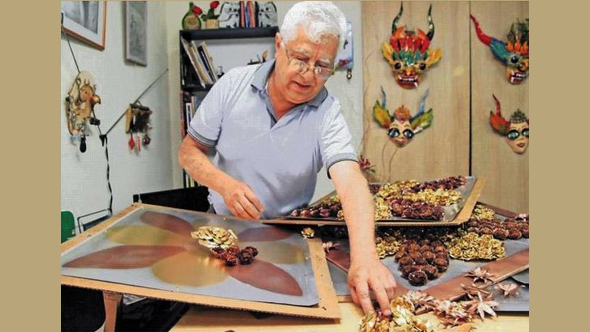 Les fleurs de fer-blanc sont une tradition à Iquique au Chili | DR