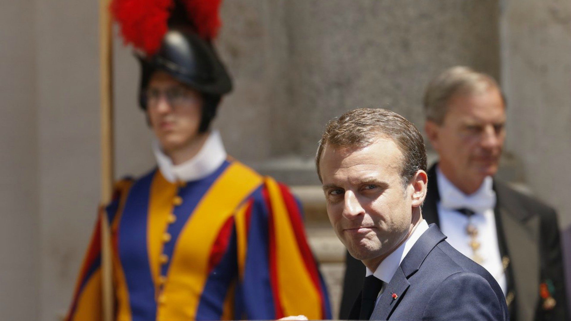 Emmanuel Macron est arrivé au Vatican le 26 juin 2018 | © MAXPPP Riccardo de Luca/Keystone