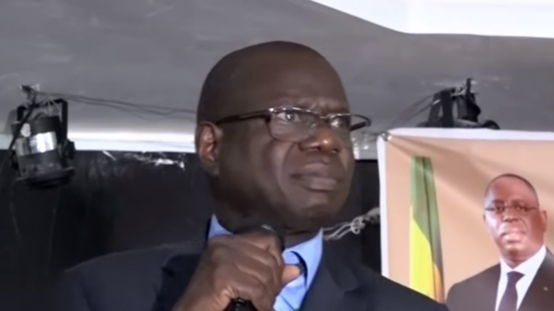 Augustin Tine a été le premier non musulman chef des armées du Sénégal (capture d'écran YouTube)