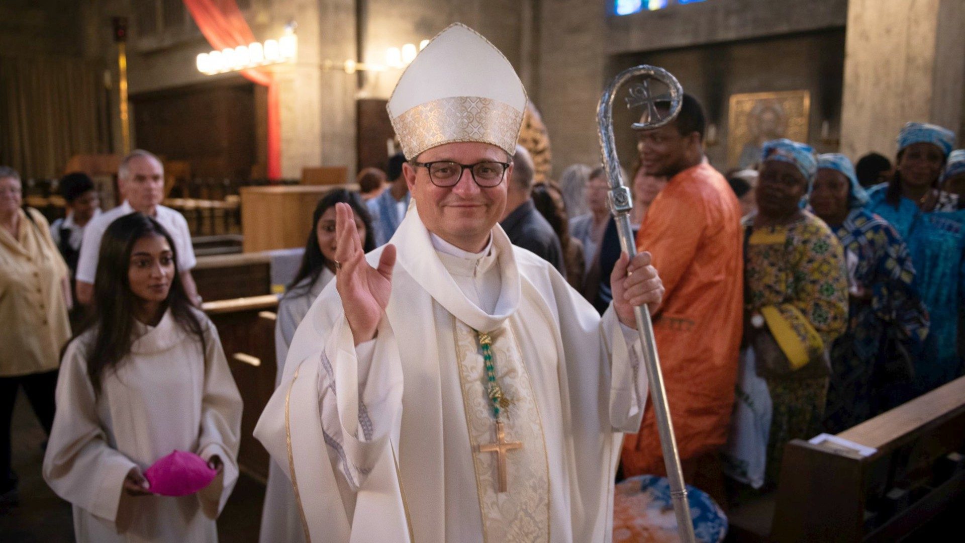 Pourquoi l'évêque de Bâle a-t-il sa cathédrale à Soleure? (ici Mgr Felix Gmür) | © Leonie Gross	