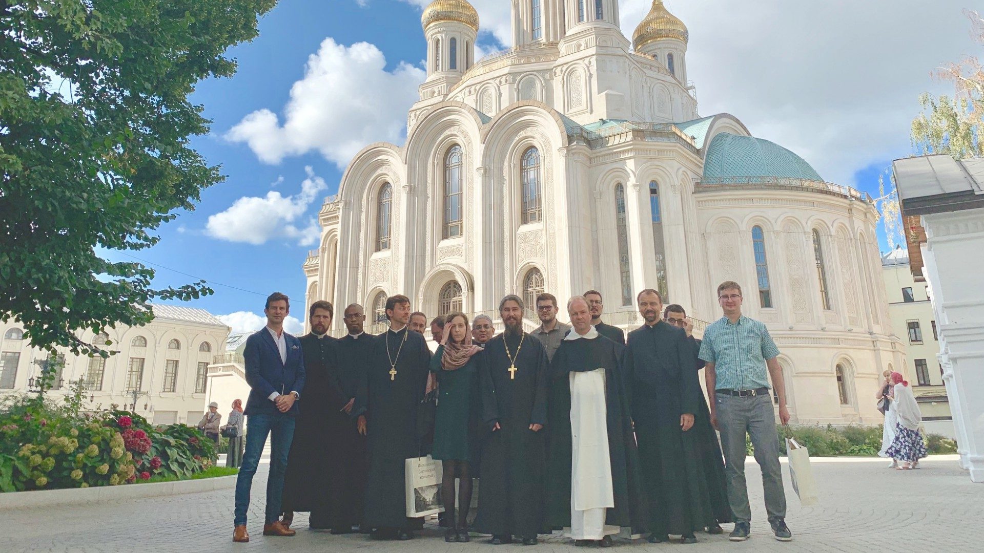 La délégation catholique avec leurs hôtes orthodoxes | © I.MEDIA