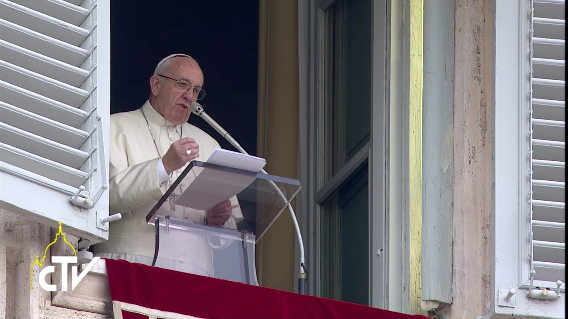 “Dieu ne regarde pas le temps et les résultats, mais la volonté et la générosité", a souligné le pape à l'angélus | © Vatican media