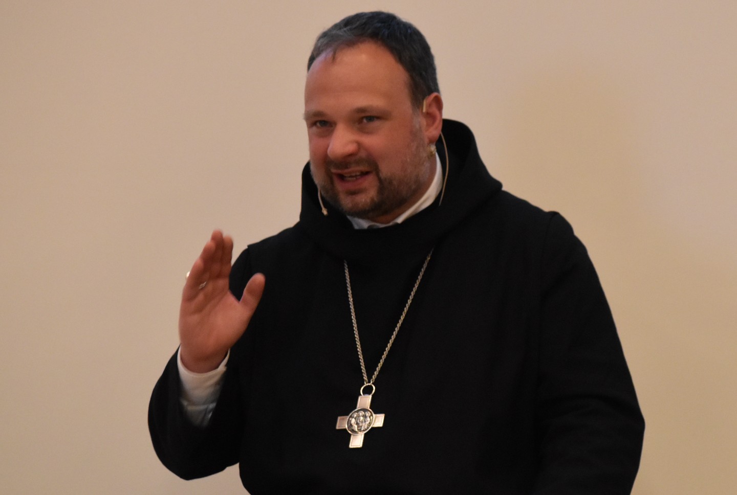 Nicodème Schnabel, Abbé de l'Abbaye bénédictine de la Dormition à Jérusalem, le 26 mai 2024 à Einsiedeln | © Jacques Berset