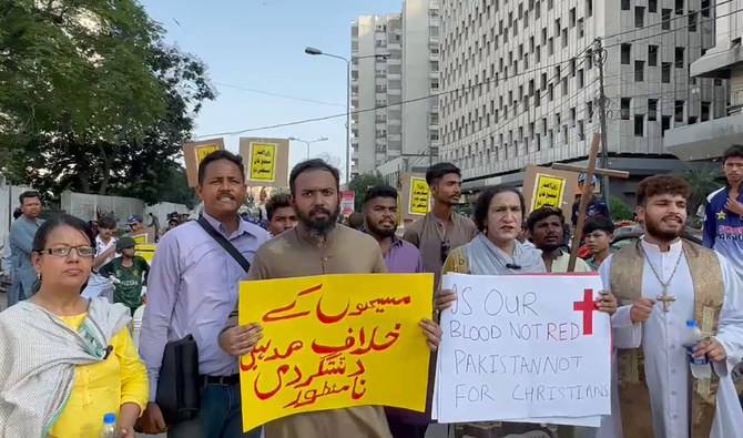Des chrétiens manifestent contre les violences au Pakistan | DR 