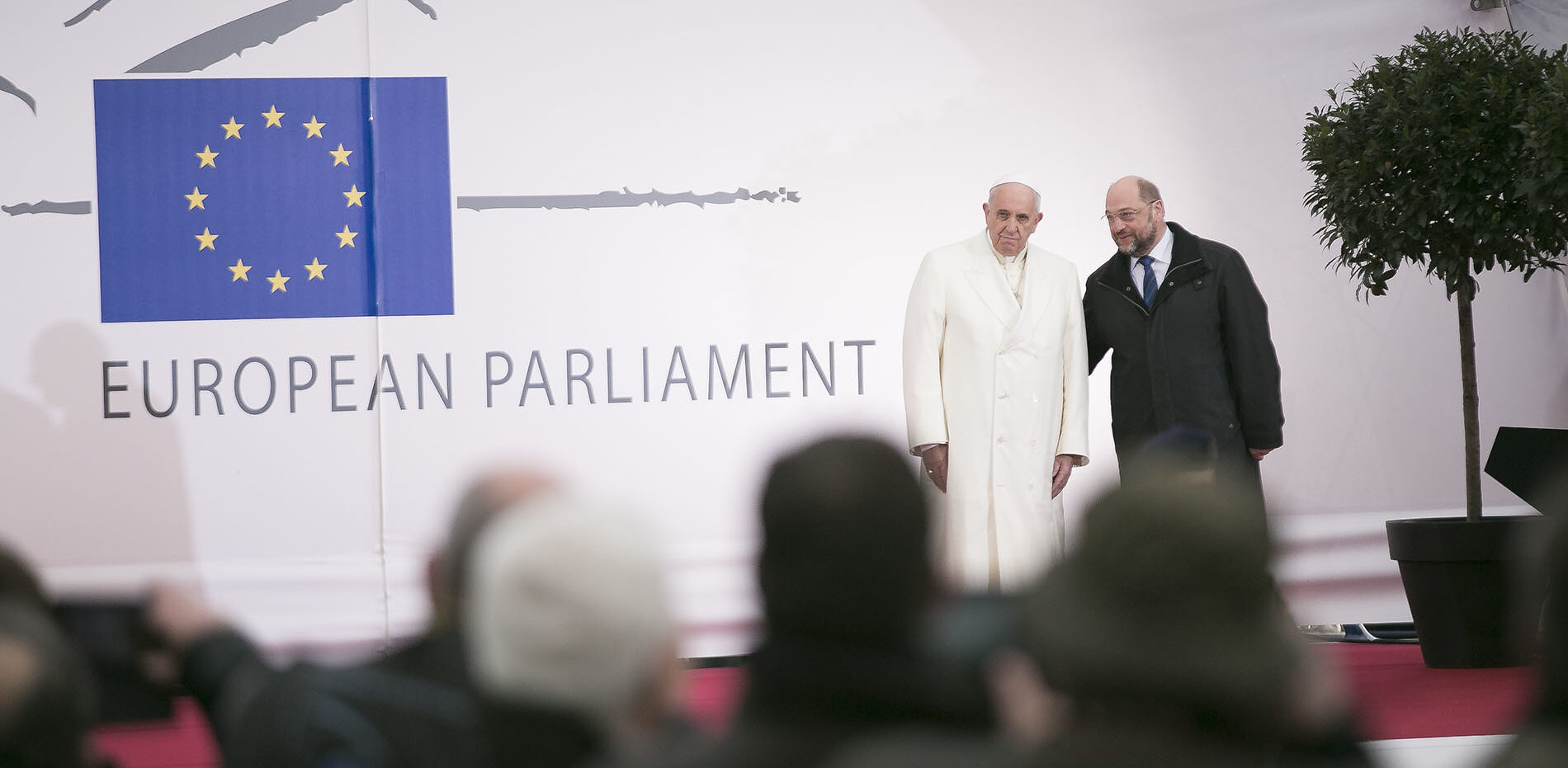 Il semble que les électeurs au Parlement européen n'aient pas suivi les mots d'ordre du pape François | photo: visite du pape François au Parlement européen (Bruxelles), en novembre 2014 © EPP Group/Flickr/CC BY-NC-ND 2.0