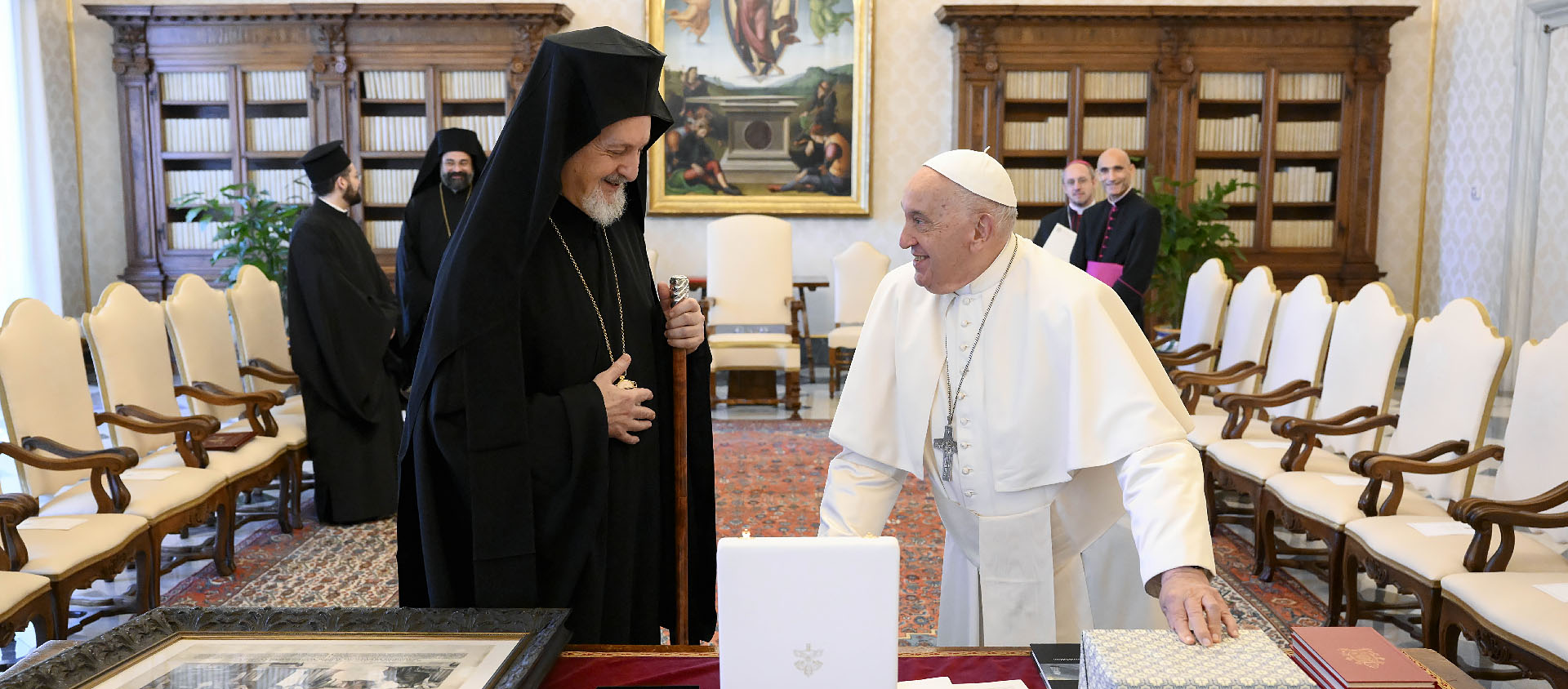 Durant cette audience, le pape a évoqué les 1700 ans du premier concile œcuménique qui s’est déroulé à Nicée en 325 | © Vatican Media