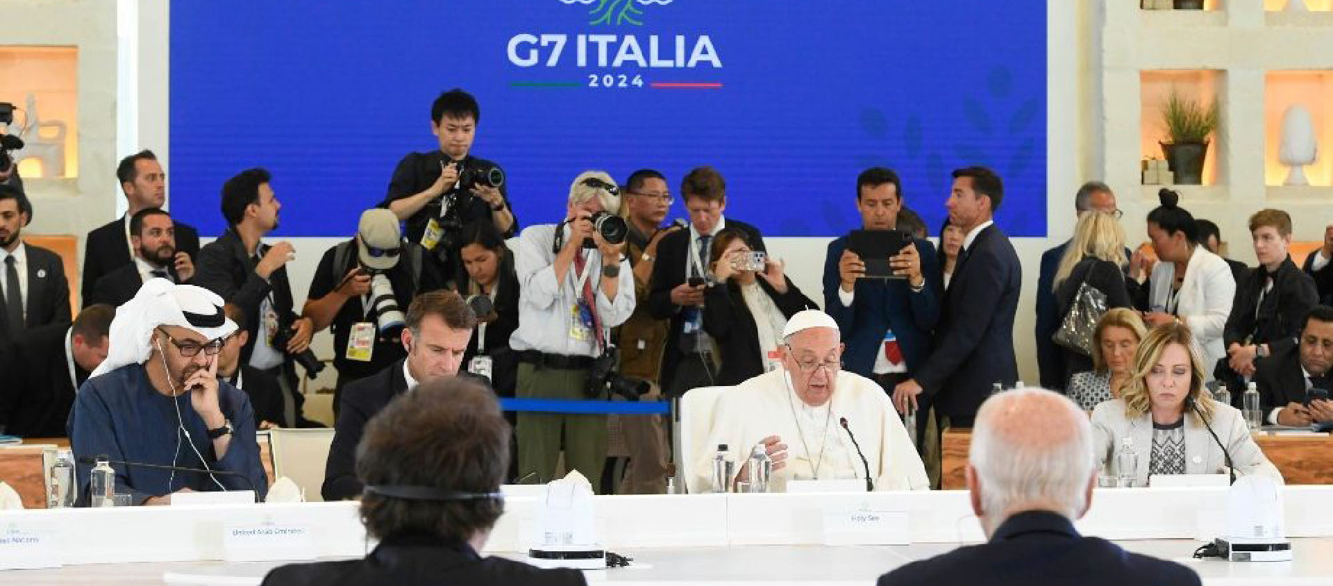 Le pape François enjoint les dirigeants à réaliser «qu’aucune innovation n’est neutre» | © Vatican Media