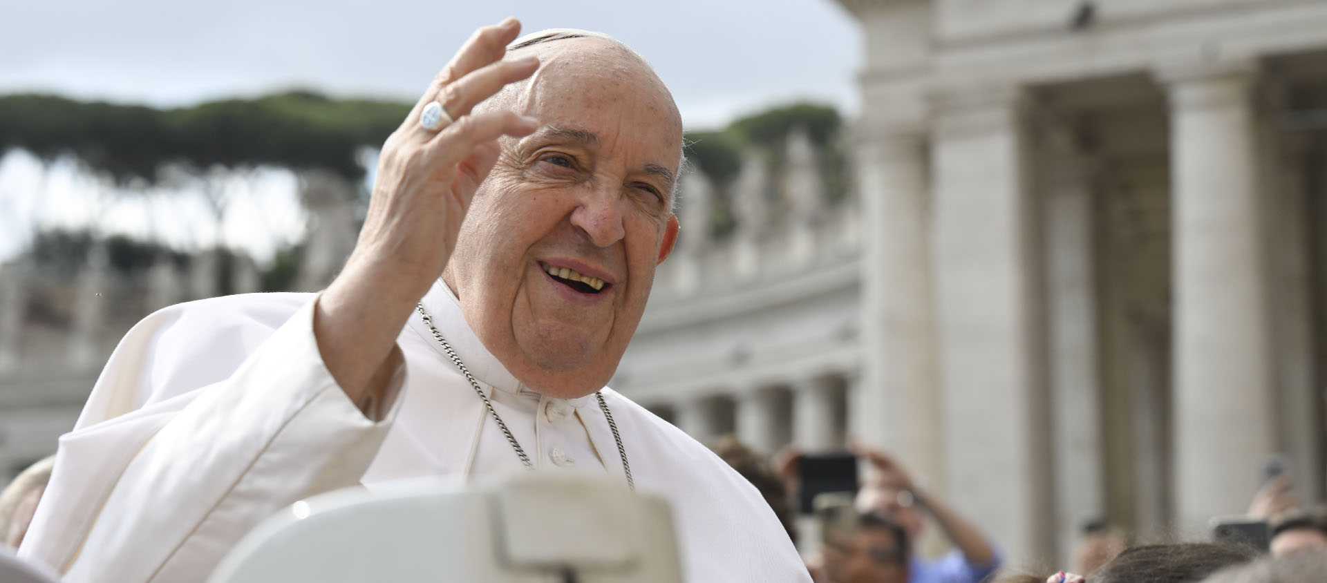 Le pape François prône régulièrement la valeur de l’humour dans ses prises de parole | © Vatican Media