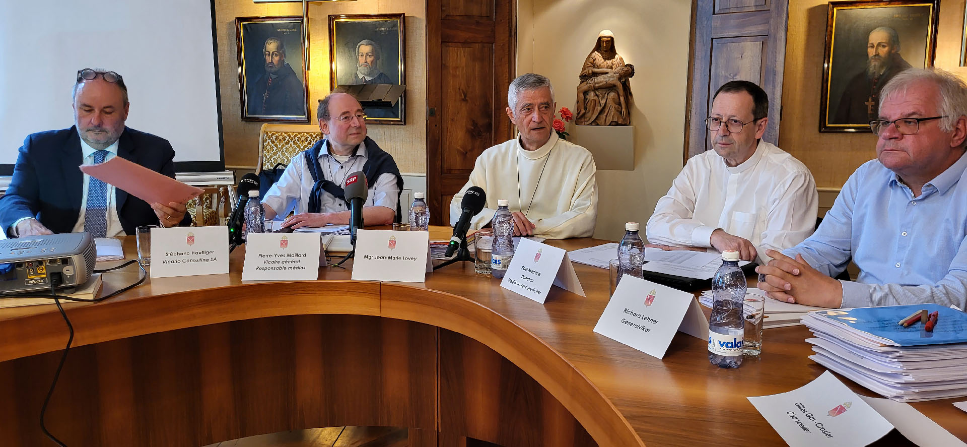 Les responsables du diocèse de Sion ont présenté les conclusions de l'audit sur le traitement des abus | © Lucienne Bittar