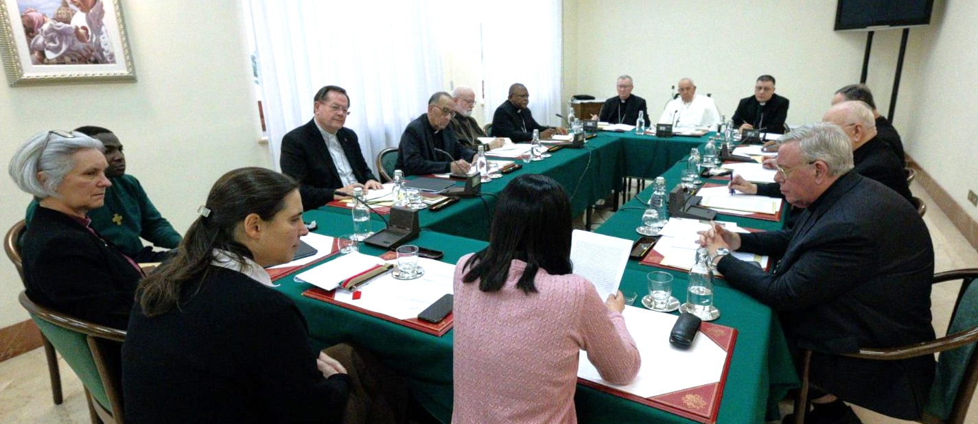 Le Conseil des cardinaux s’interroge sur la place des femmes dans l’Église. Photo: séance de février 2024 | © Vatican Media