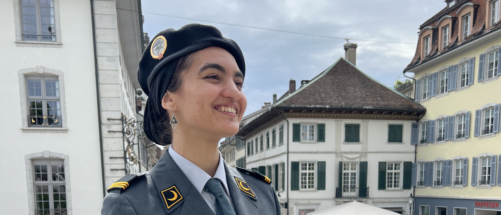 Nida-Errahmen Ajmi a été nommée aumonière de l'armée suisse le 14 juin 2024 | © DR