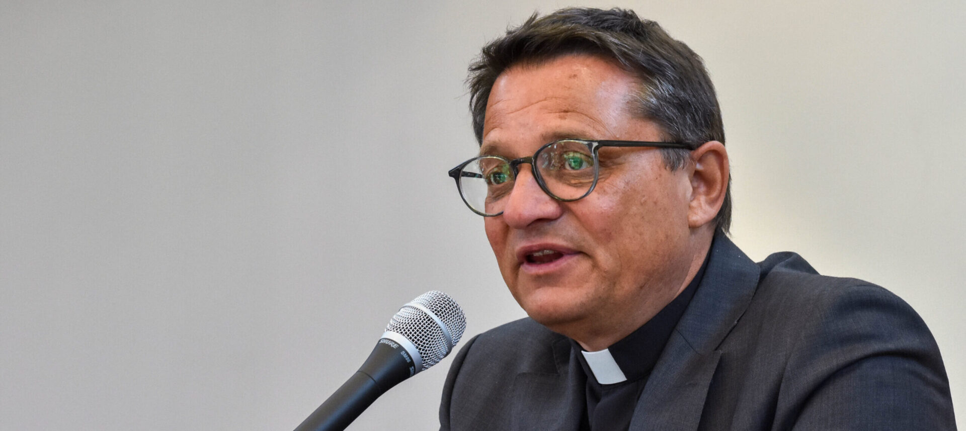 Mgr Felix Gmür, évêque de Bâle, est le représentant de la Conférence des évêques suisses (CES) au Synode | © Maurice Page