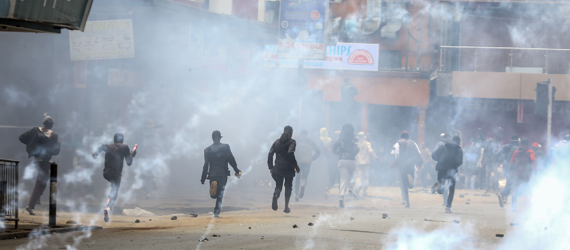 La police a tiré à balles réelles contre les manifestants, le 25 juin 2024 | © Keystone/EPA/DANIEL IRUNGU