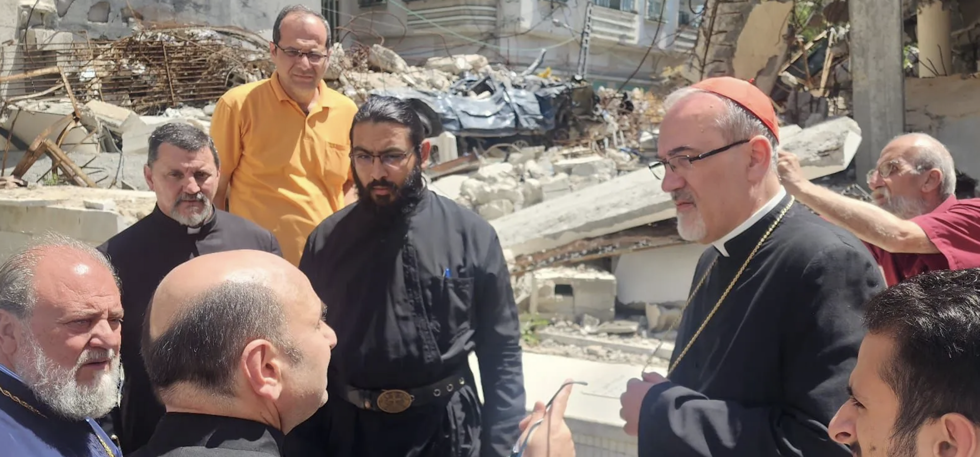 Le cardinal Pierbattista Pizzaballa, patriarche latin de Jérusalem, a condamné le ciblage des civils à Gaza | photo: à Gaza en mai 2024 © Patriarcat latin de Jérusalem