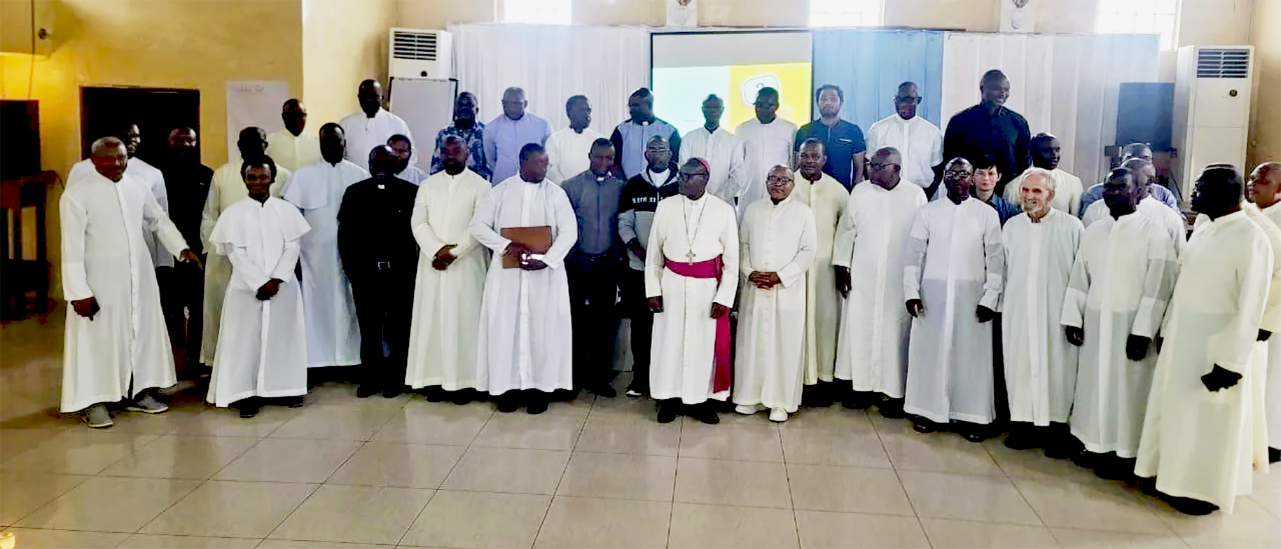 L’archevêque de Monrovia, Mgr Gabriel Blamo Jubwe, a demandé à ces collaborateurs et collaboratrices de respecter les engagements qu’ils ont signé | © archidiocèse de Monrovia