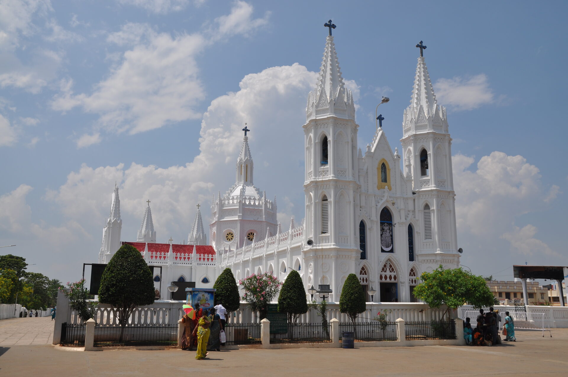 La basilique Notre-Dame de la Bonne Santé à Velankanni | © Sajanjs/Wikicommons