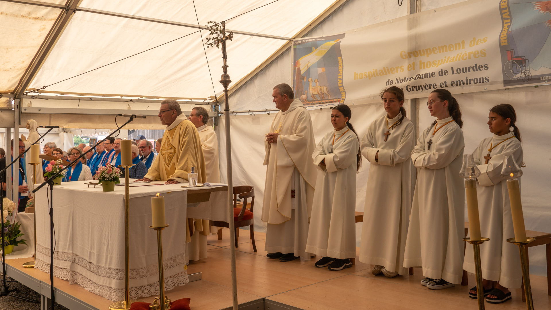 Mgr Rémy Berchier a présidé la célébration | Maurice Page