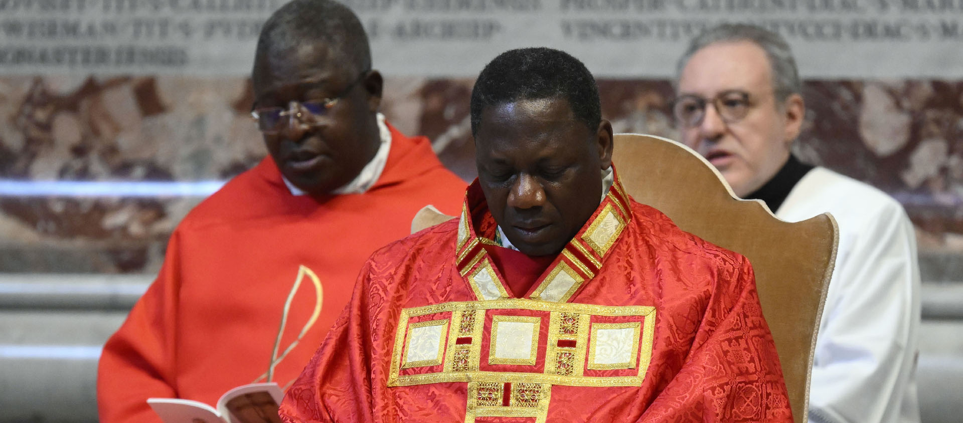 Julien Kaboré, 56 ans a été ordonné évêque par le cardinal Pietro Parolin | © Vatican News