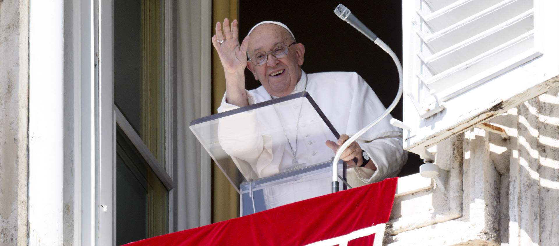 Cette rencontre [avec Jésus] «change ta façon d’être, ta façon de penser, les relations que tu as avec tes frères et sœurs", a soulignée le pape à l'angélus | © Vatican Media 