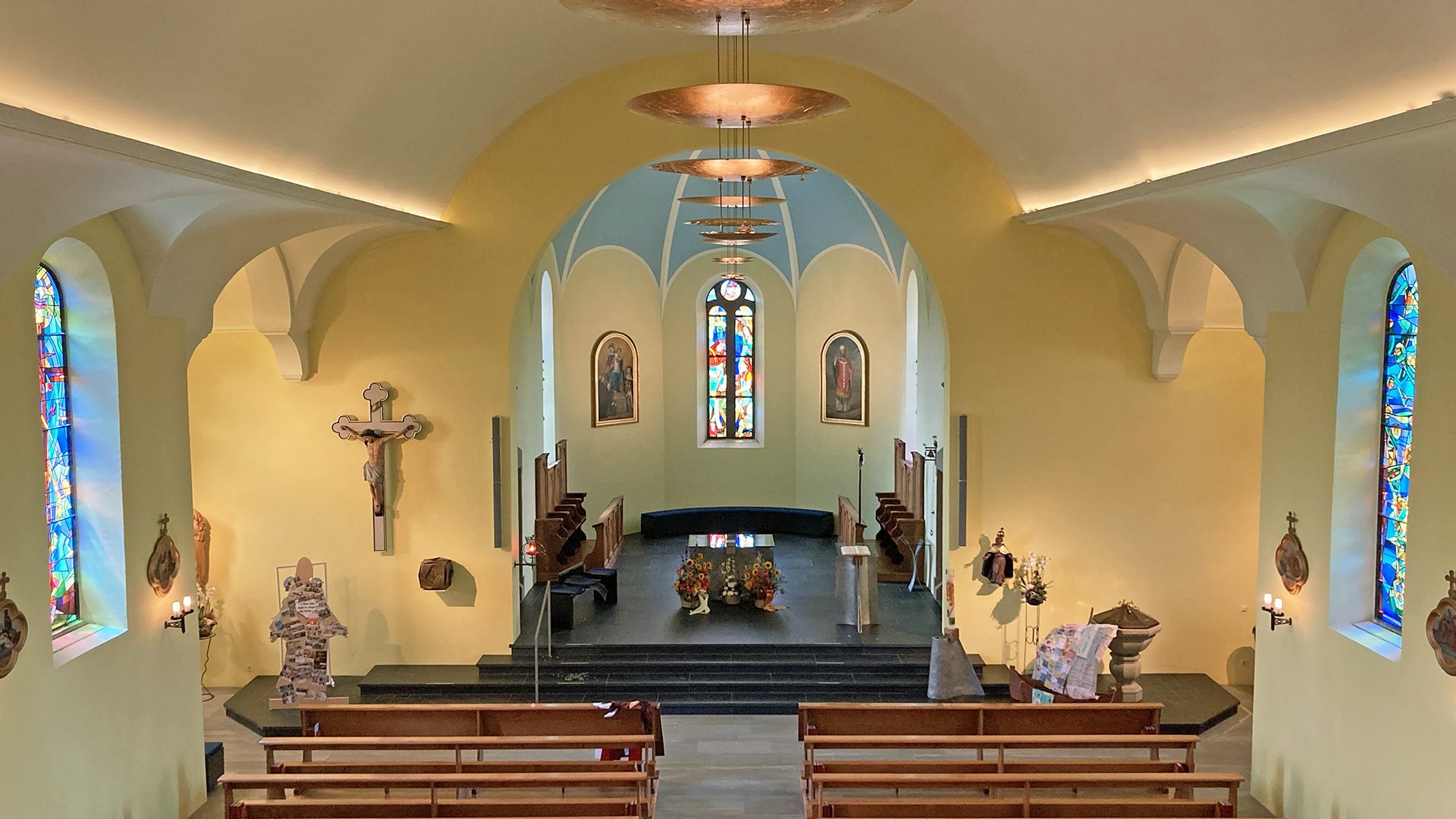 L'église de Rossens (FR) a été rénovée en 2017 | © Grégory Roth