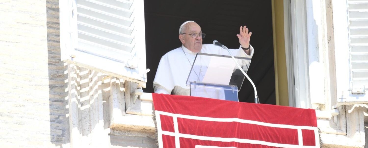 Le pape François lors de l'Angélus du 22 septembre 2024 | © Vatican Media