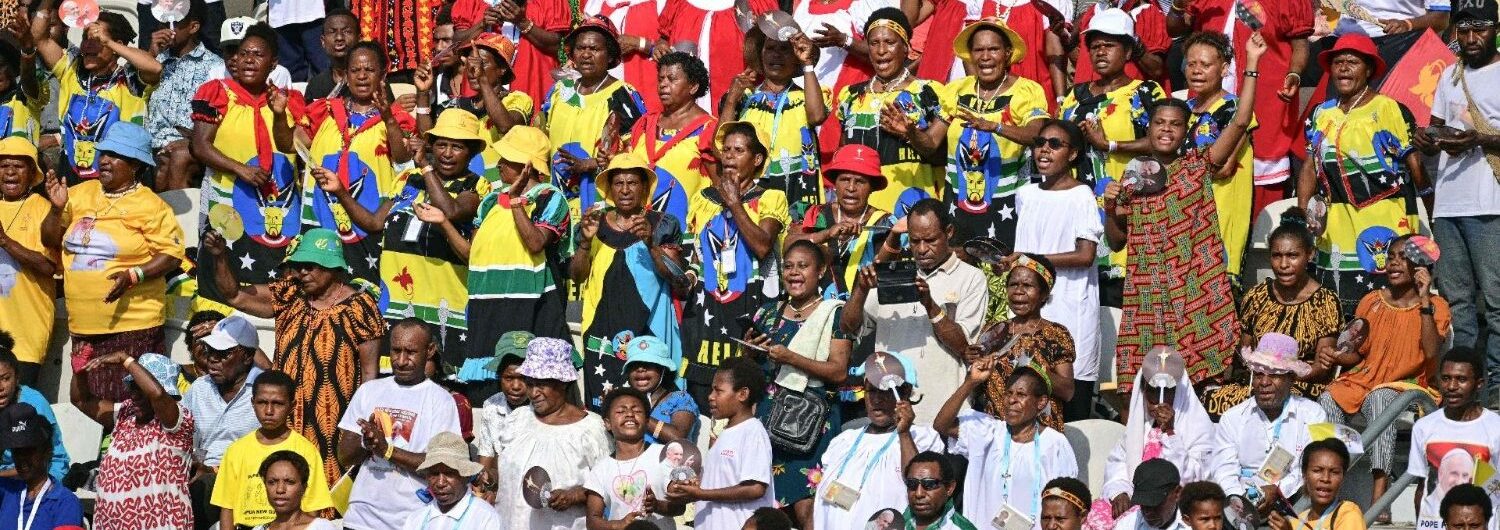 Les jeunes lors de la rencontre avec François à Port Moresby, en Papouasie Nouvelle-Guinée, le 9 septembre 2024 | © Vatican Media