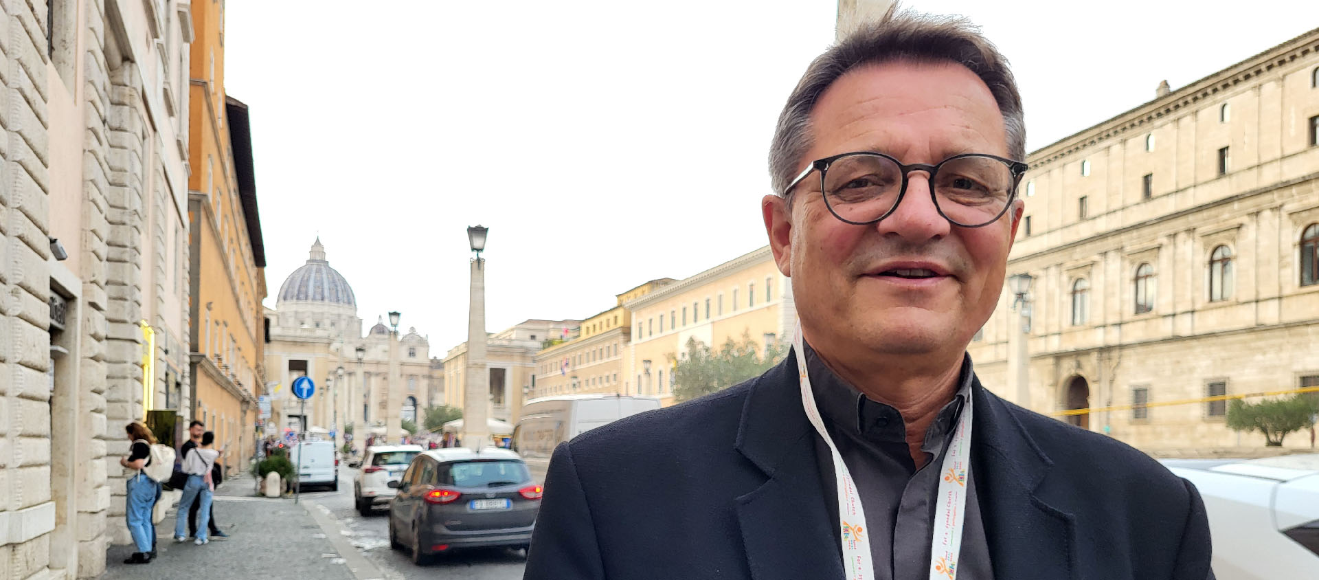 Rome le 24 octobre 2024. Mgr Felix Gmür représentant la Suisse au synode sur la synodalité | © Lucienne Bittar