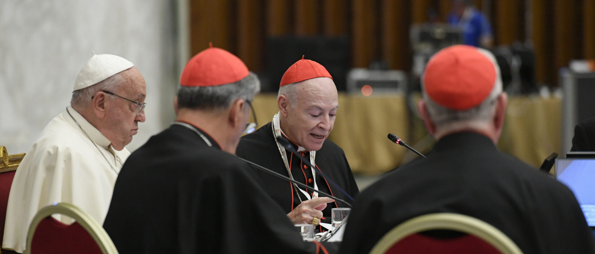 Le pape François à l'ouverture des travaux du Synode, le 2 octobre 2024 | © Vatican Media