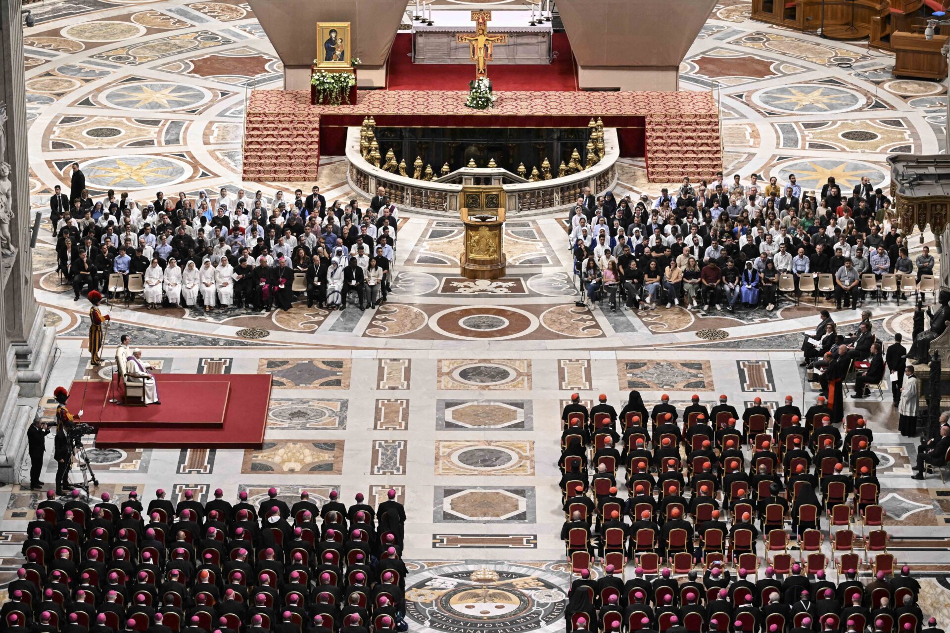 Célébration pénitentielle du 1er octobre 2024, basilique St-Pierre de Rome | © Vatican media