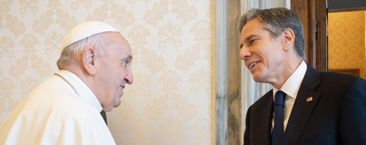 Le pape François a rencontré à plusieurs reprises le Secrétaire d'État américain, Antony Blinken | photo: en juin 2021 © Vatican Media